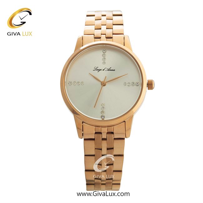 ساعت مچی اورجینال زنانه LdA رزگلد | رزگلد| نقره ای| کد رفرنس 2369